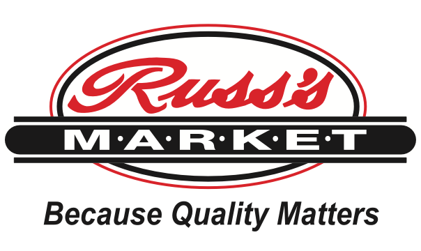 A theme logo of Russ's Market